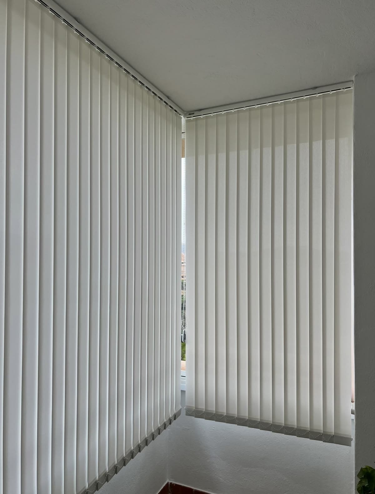 Vertical Blinds in a Hyderabad home