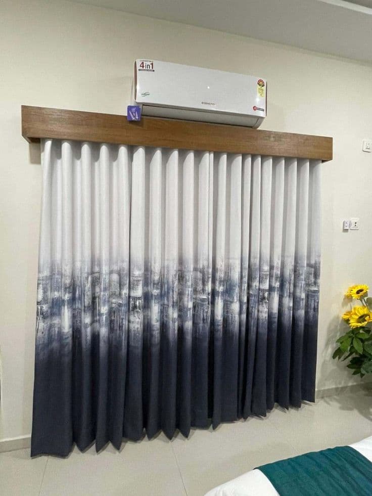 Digital Print Curtains in a Hyderabad home — example 3