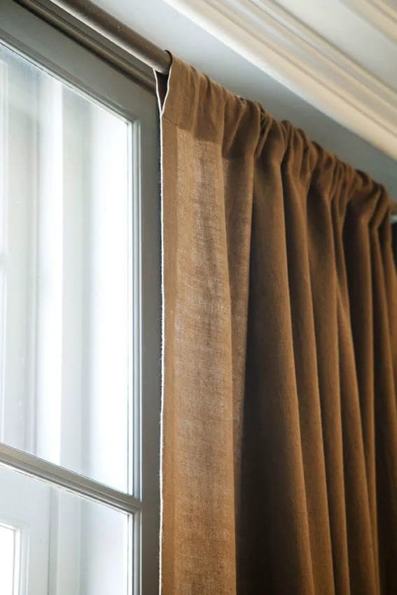 Linen Curtains in a Hyderabad home — example 2