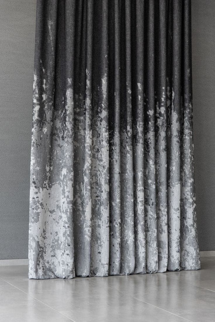 Printed Curtains in a Hyderabad home — example 1