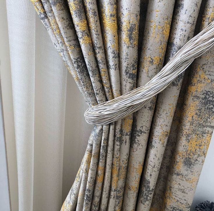 Printed Curtains in a Hyderabad home — example 3