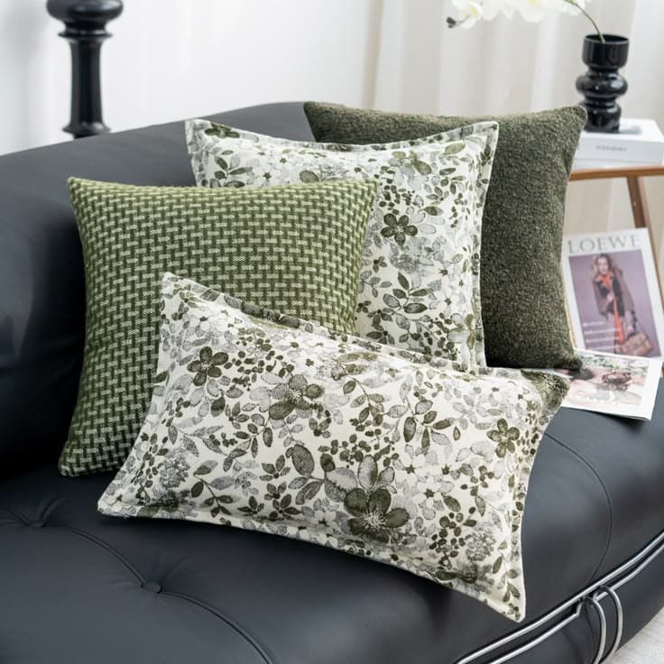 Cushions styled on a sofa — example 3