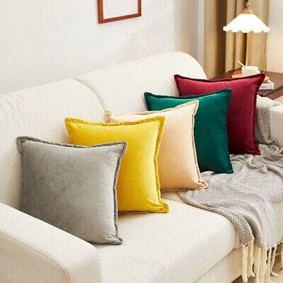 Cushions styled on a sofa — example 5
