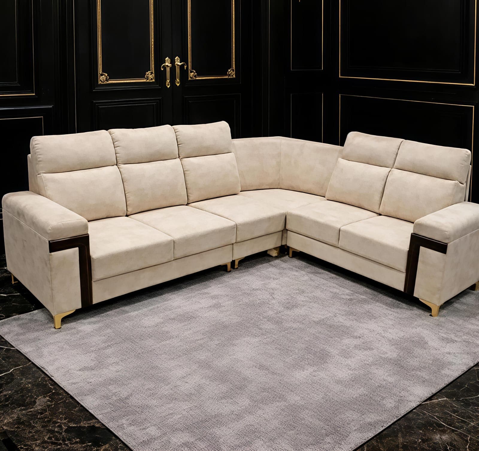 Upholstered sofa in a Hyderabad home — example 6