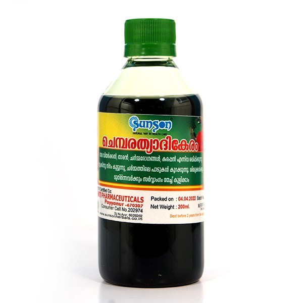 Sunson Herbal Products+Chemparathyadi Keram Oil