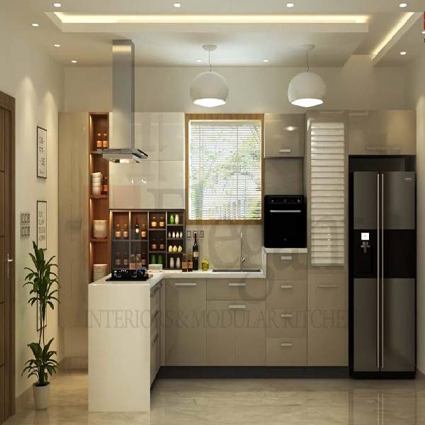 Elegant Interior and Modular Kitchen Private Limited+Straight Kitchen