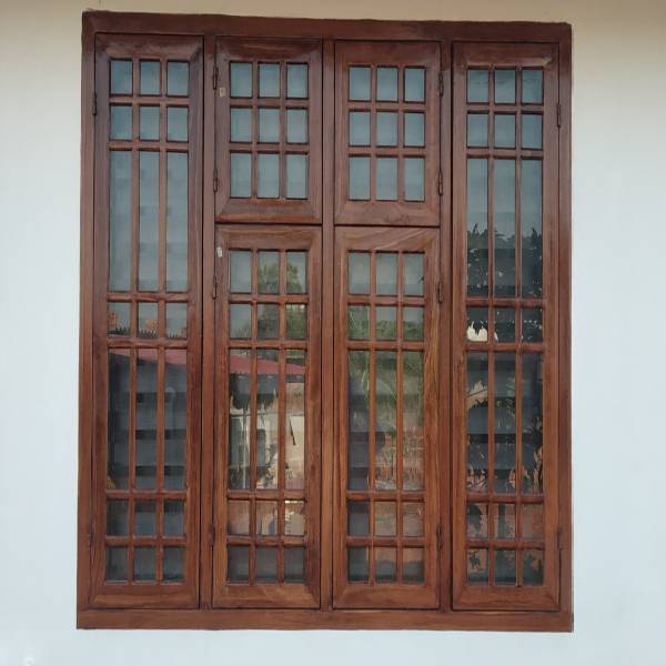 Tera Engineers+Main Category Windows SUB - W4 -  Quadra Casement window with Two Center partion n design